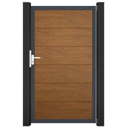 GroJa Einzelpoort BasicLine PVC-steekzaun Golden 3