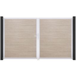 GroJa Doppeltor BasicLine PVC-steekzaun Sheffield 5