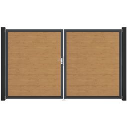 GroJa Doppeltor BasicLine PVC-Steekzaun Asziekte 3