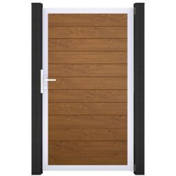 GroJa Einzeltor BasicLine schmal PVC-steekzaun 3