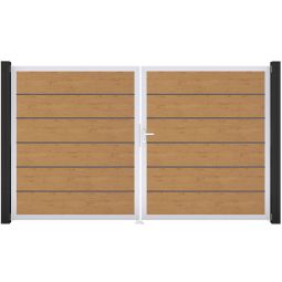 GroJa Doppelpoort BasicLine Premium PVC-steekzaun 4