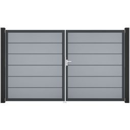 GroJa Doppelpoort BasicLine Premium PVC-Steekzaun 3