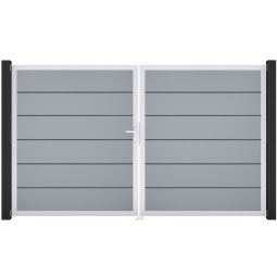 GroJa Doppelpoort BasicLine Premium PVC-Steekzaun 4