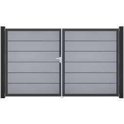 GroJa Doppelpoort BasicLine Premium PVC-Steekzaun 5