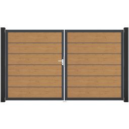 GroJa Doppelpoort BasicLine Premium PVC-steekzaun 3