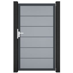 GroJa Enkeltpoort BasicLine Premium PVC-steekzaun 3