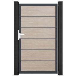 GroJa Eenhekdeur BasicLine Premium PVC-steekzaun 3