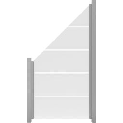 GroJa Ambiente Glas-privacymat Blokstrepen aansluiting 3