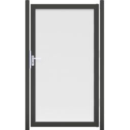 GroJa Individuele poort Ambiente Glas-schutting 4