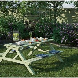 T&J ELLA Picknicktafel rechthoekig 3