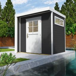 weka Designhuis 262 antraciet tuinhuis 5