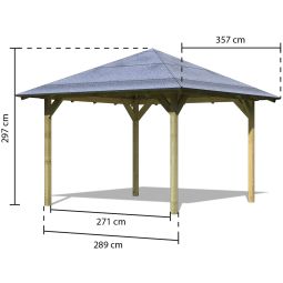 Karibu Paviljoen Cordoba Houten paviljoen 4