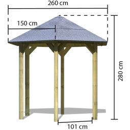 Karibu Houten Paviljoen Lissabon 6