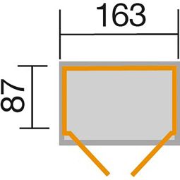 weka tuinkast 357 onbehandeld gereedschapskuur 4