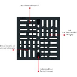 ACO Self XtraPoint kunststofrooster voor 3