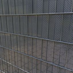 Zichtschermstroken Dubbelstaafmat hekwerk Rattan Antraciet 6
