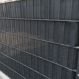 Zichtschermstroken Dubbelstaafmat hekwerk Rattan Antraciet 7