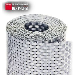 NOOR Schutting Rattan chroom Zichtschermstroken 4