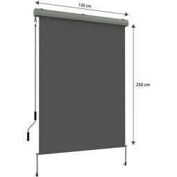 NOOR Verticale Markise Exclusief 150x250 6