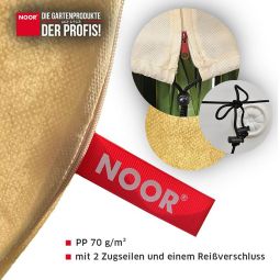 NOOR Winterbeschermings-thermomantel XL met ritsluiting 5