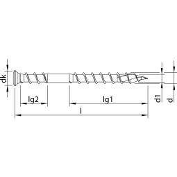 Wellker HECO-TOPIX-plus terrasplanken schroef 3