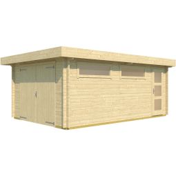 WEKA Enkel garage 441 Hout 3