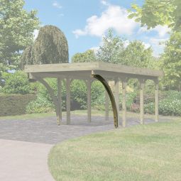 Karibu Carportingang 115x115x2800mm 2-delig set 3