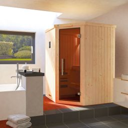 weka Sauna Hoeksauna KIRUNA met 5
