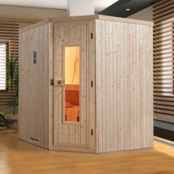 weka Sauna Hoeksauna VARBERG Fichte 6