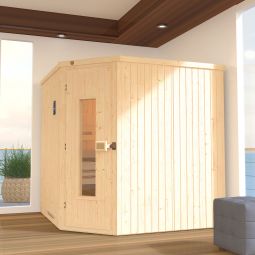 weka Sauna hoeksauna VARBERG natuurlijk 6
