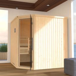 weka Sauna hoeksauna VARBERG natuurlijk 11