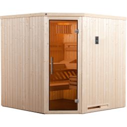 weka Sauna hoeksauna VARBERG natuurlijk 10