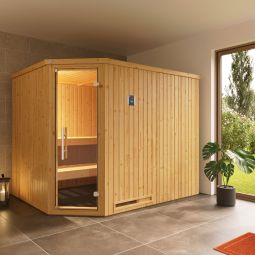weka Sauna hoeksauna VARBERG natuurlijk 8