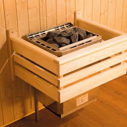 weka Designsauna Hoeksauna KEMI Spar 9