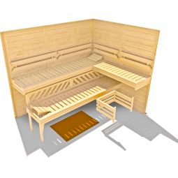 weka Sauna Elementsauna KEMI met 4