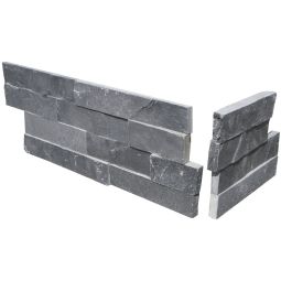 Wellker wandverblender natuursteen leisteen zwart 4