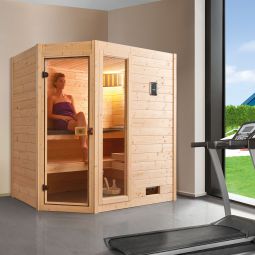 weka Sauna Hoeksauna VALIDA Massief 3