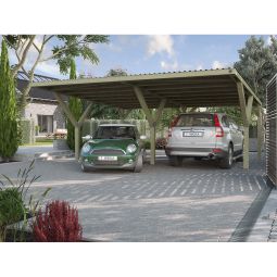 weka Dubbele carport Y-carport 612 3