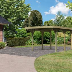 Karibu Enkelvoudige carport Classic afdak 3