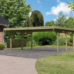 Karibu Doppelcarport Classic Afdak 3