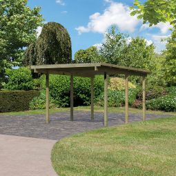 Karibu Enkele carport ECO onderdak 4