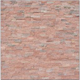 Wellker wandverblendstenen natuursteen rood bont 3