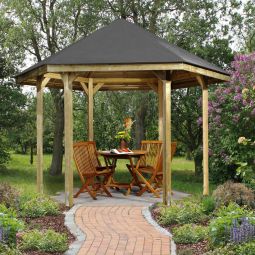 weka tuinhuisje 656 Pavillon houten 4