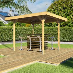 weka houten paviljoen tuinhuisje 657 3