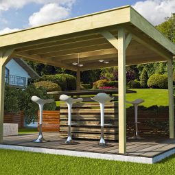 weka houten paviljoen tuinhuisje 657 4