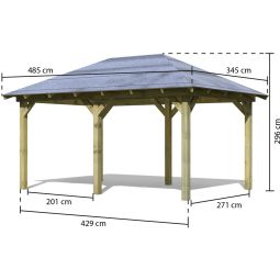 Karibu Paviljoen Perida Houten paviljoen 5