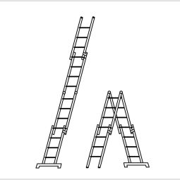 Hymer ALU-PRO Telescopische ladder Aluminium 5