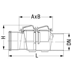 KESSEL Afvoerlichaam-reinigingsbuis Staufix KG DN 3