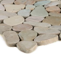Wellker natuursteenmozaïek rivierkeien Toscana Mix 3