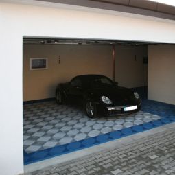 florco kliktegel kunststof classic wit-aluminium 5